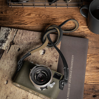 Full Leather Camera Neck Strap 000 (Cura Split Rings)